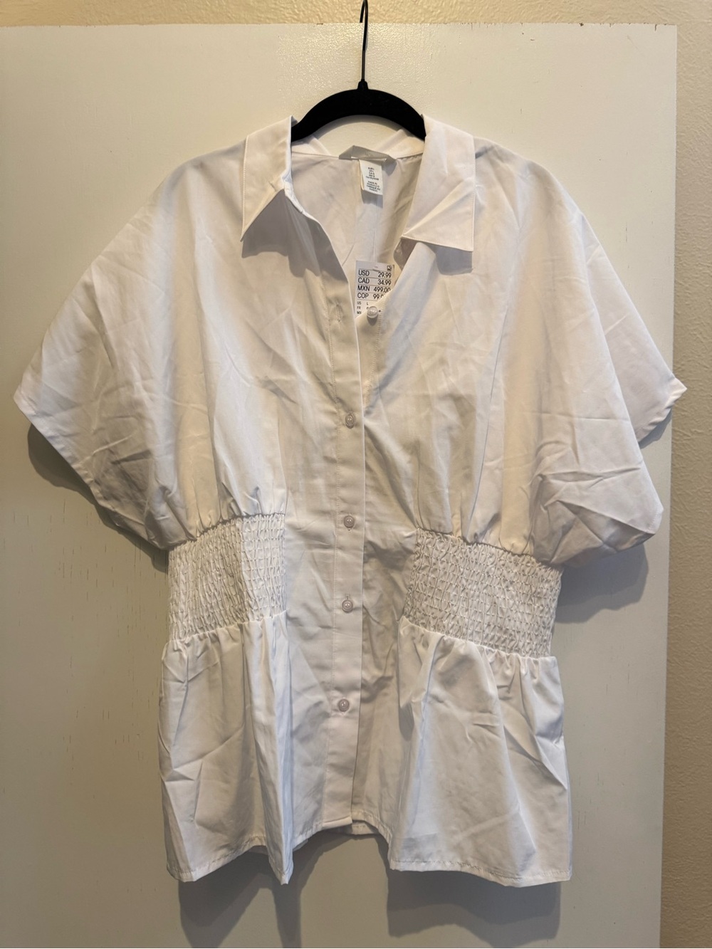 H&M Smocked Blouse